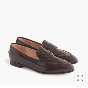 J. Crew Academy Penny Loafers Burnished Beet Size 7.5 NBW